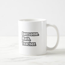 Professeur de maths impressionnant mug à café