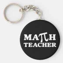 Professeur de maths pi porte-clé