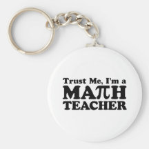 Professeur de maths porte-clé