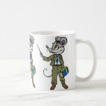 Professeur de souris tasse à café