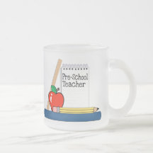Professeur d'école maternelle (carnet) tasse