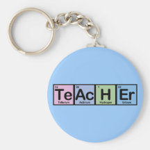 Professeur fait d'éléments porte-clef