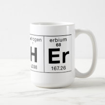 Professeur fait d'éléments tasse