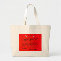 Professeur, vous avez touché ma vie… sac de toile