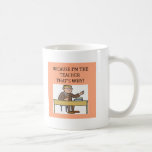 professeurs et professeurs mug à café