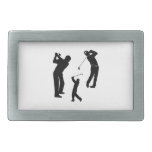 Professionnel de golf boucle de ceinture rectangulaire