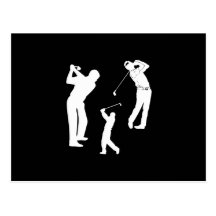 Professionnel de golf cartes postales