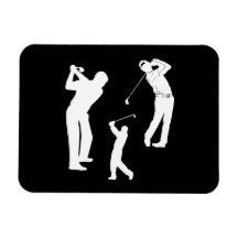 Professionnel de golf magnet