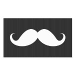 Professionnel gris moderne de moustache carte de visite