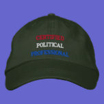 Professionnel politique certifié casquettes brodées