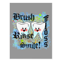 Professionnels dentaires de dentistes carte postale