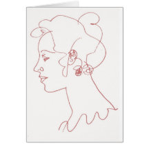 PROFIL D'ARTILES D'UNE CARTE VIERGE 2013 DE FEMME