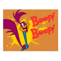 Profil latéral de Roadrunner Carte Postale