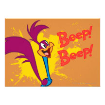Profil latéral de Roadrunner Faire-part