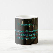 Programmation… de l'art alchimique antique tasse à café