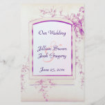 Programme chic minable de MARIAGE d'oiseau chanteu Tract