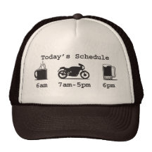 Programme d'aujourd'hui - café, 2wheels, et chapea casquettes