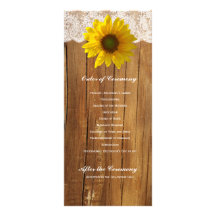 Programme en bois de mariage de dentelle de tourne motif pour double carte