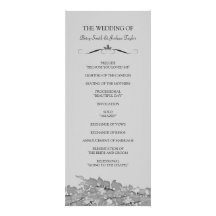 Programmes de cérémonie de mariage invitations personnalisées