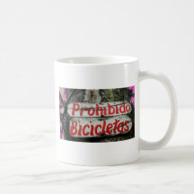 Prohibido Bicicletas aucun Espagnol d'Espanol de b Tasse À Café
