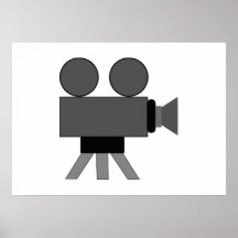 Projecteur de pellicule cinématographique affiche