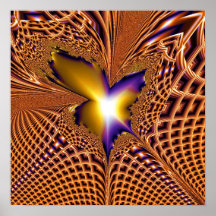 Projection 1.6g de fractale posters