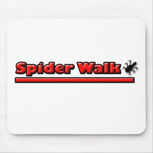 promenade d'araignée tapis de souris