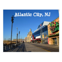 Promenade d'Atlantic City Cartes Postales