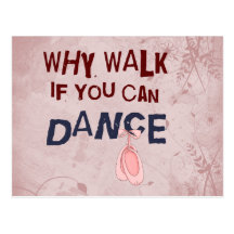 Promenade de don´t de danse cartes postales