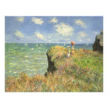 Promenade Pourville, Monet, impressionisme vintage Invitation Personnalisable
