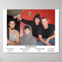 PROMO DE MADFACE AFFICHE