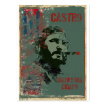 Propagande Castro du Cuba Cartes Postales