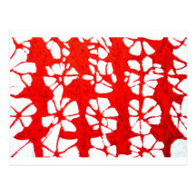 Propagation rouge (tachism, expressionisme abstrai cartes postales