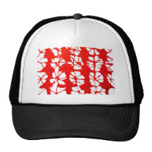 Propagation rouge (tachism, expressionisme abstrai casquette