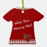 Proposition de mariage m'épouserez-vous ? Fiançail Décorations Pour Sapins De Noël