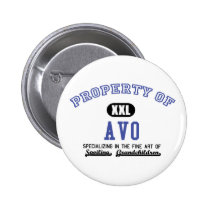 Propriété d'Avo badges publicitaires