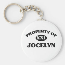 Propriété de JOCELYN Porte-clefs