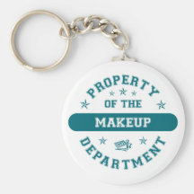 Propriété du département de maquillage porte-clef