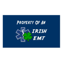 Propriété irlandaise d'EMT Cartes De Visite Personnelles