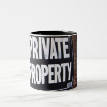propriété privée mugs à café
