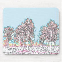 Protection d'arbre tapis de souris