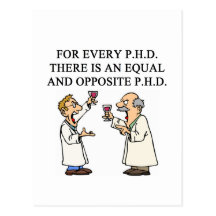 Proverbe de PHD Carte Postale