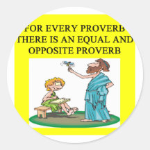 proverbe de proverbe autocollants