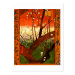 Prunier fleurissant de Van Gogh (Hiroshige) (F371) Carte Postale