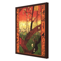 Prunier fleurissant japonais de Van Gogh, art vint Impression Sur Toile