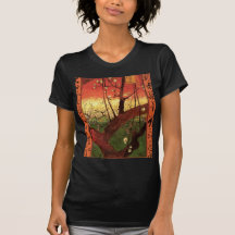 Prunier fleurissant japonais de Van Gogh, art vint T-shirts
