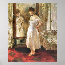 Psyché Berthe Morisot bonne AR Affiche