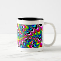 Psychédélique - fractale tasse à café