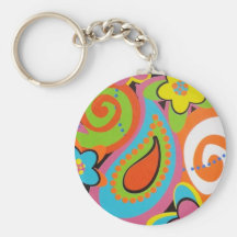 psychédélique porte-clef