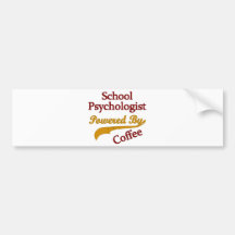 Psychologue d'école actionné par le café adhésif pour voiture